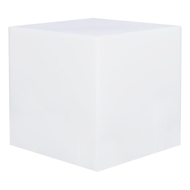 Cube lumineux sans fil LED multicolore CARRY Couleur blanc <span itemprop=