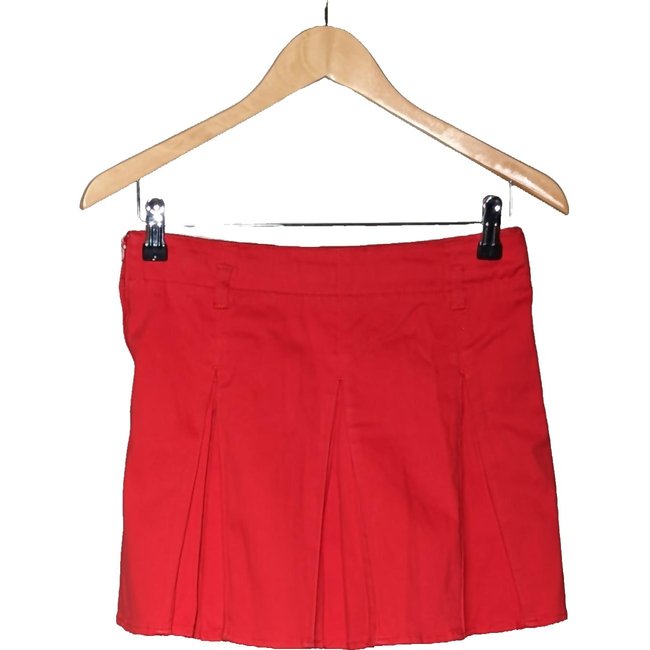 Jupe courte tres bon etat rouge Tommy Hilfiger La Redoute
