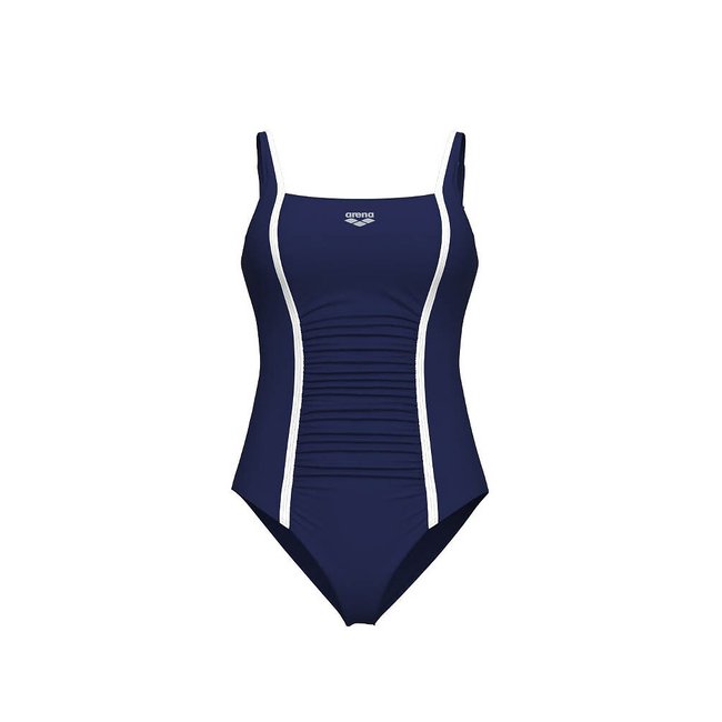 Badeanzug, hallenbadgeeignet marine/weiss <span itemprop=
