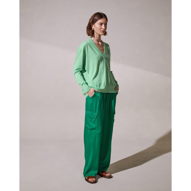 Pull col V oversize en cachemire - RODIER