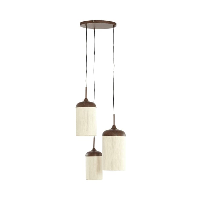 Lampe Suspendue Métal DANIALO Couleur marron foncé <span itemprop=