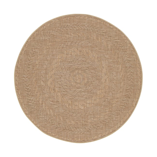 Tapis intérieur extérieur style naturel aspect sisal BROOK Couleur beige <span itemprop=