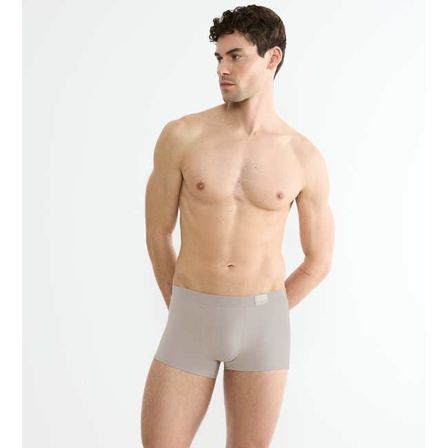 Confezione da 2 boxer tinta unita grigio + bordeaux SLOGGI
