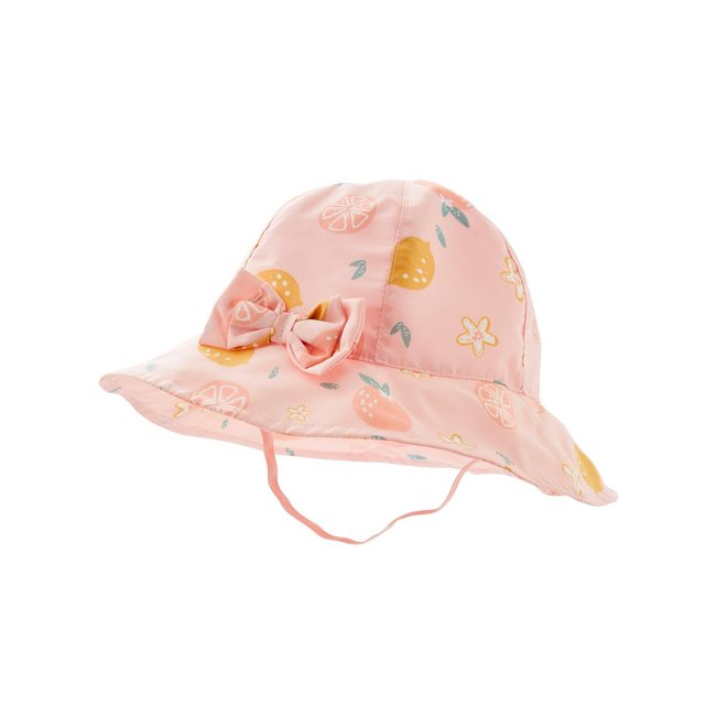 Chapeau imprimé rose pâle imprimé <span itemprop=