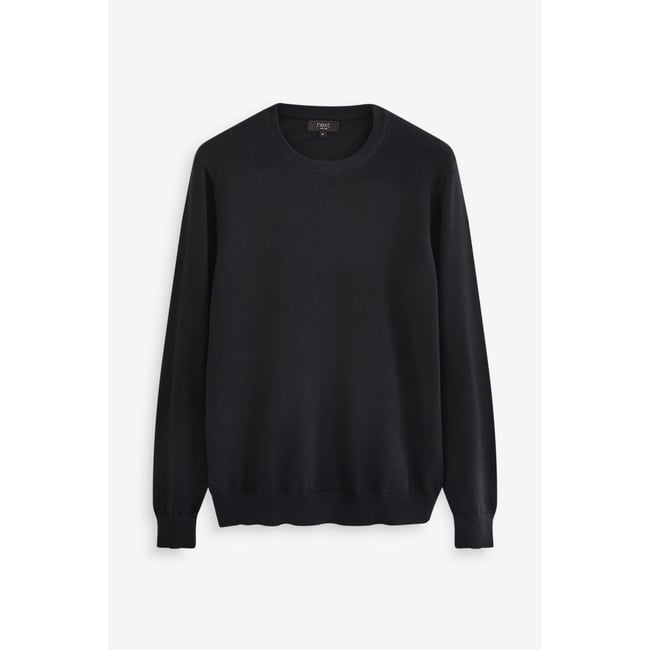 Pull Homme Regular 100% Coton - NEXT - Manches Longues, Col Rond - Coupe Classique