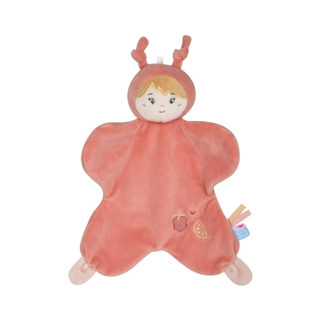 Doumou poupee velours doux rose <span itemprop=