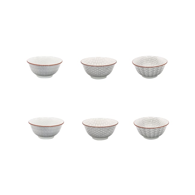 Lot de 6 petits bols, SLOW Couleur beige <span itemprop=