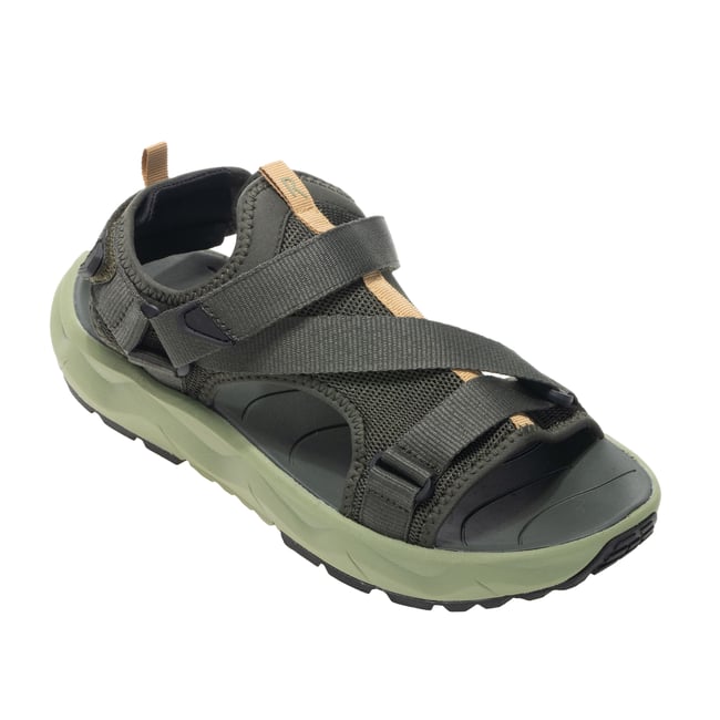 Sandales à scratch LITO kaki foncé / jaune sombre <span itemprop=