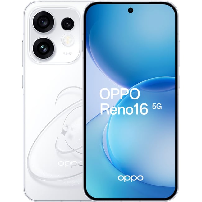 Smartphone Reno 16 512Go Blanc pop 5G - OPPO