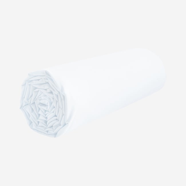 Drap housse en percale de coton AMANCE - HABITAT