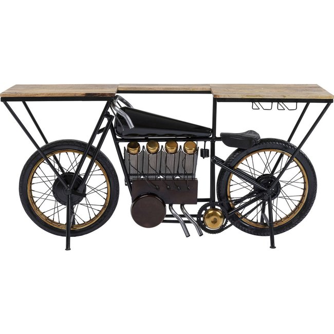 Table de bar moto Couleur noir <span itemprop=