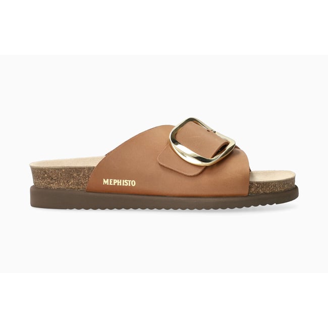 Sandales en cuir HARIANA camel 5146 <span itemprop=