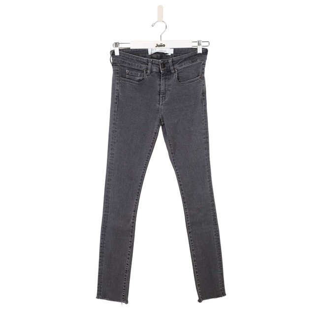 Jean slim en coton - Très Bon État gris <span itemprop=