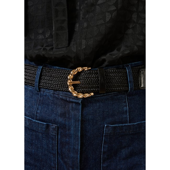 Ceinture élastiquée boucle twistée - LA FEE MARABOUTEE