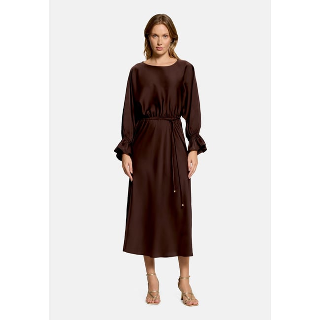 Robe de cocktail à encolure bateau - VERA MONT