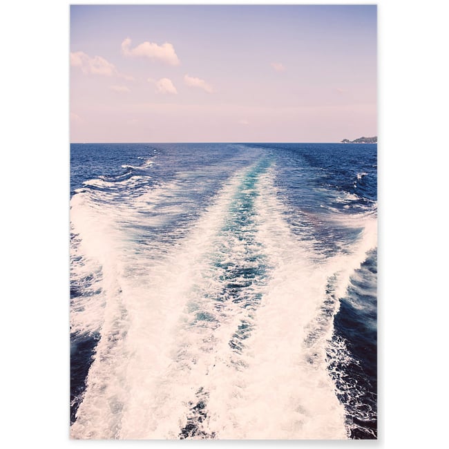 Affiche Nature Eau 2 Couleur blanc <span itemprop=