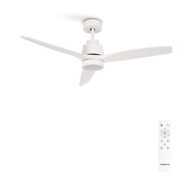 Ventilateur de plafond avec pales en ABS technique avec lumière et télécommande WIND STYLANCE - CREATE