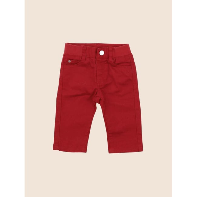 Pantalon - Très bon état rouge <span itemprop=