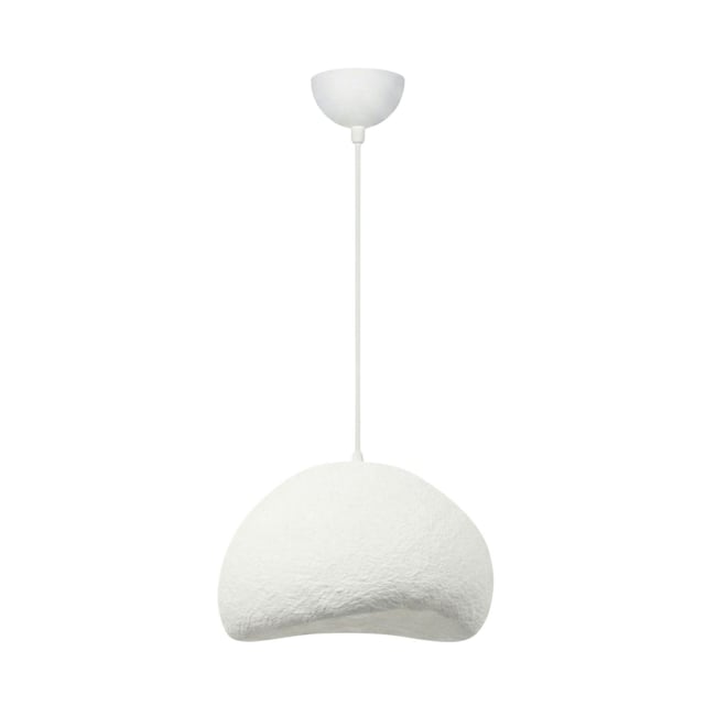 Suspension de chambre blanche design 50 cm NOXIS Couleur blanc <span itemprop=