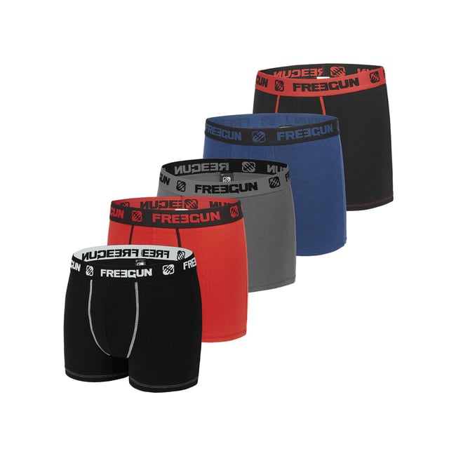 Lot De 5 Boxers Surprise Coton aléatoire <span itemprop=