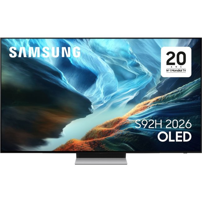 TV OLED TQ65S92H 2026 sans reflet 4K AI (164 cm) - SAMSUNG