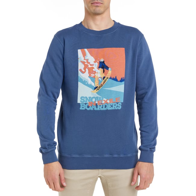 SWEAT INEXILE bleu <span itemprop=