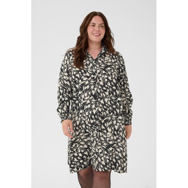 Robe noir black/turtledove graphic <span itemprop=