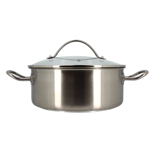 Marmite 24cm en acier inoxydable, PROFESSIONNEL inox <span itemprop=