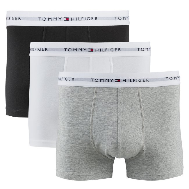 Set van 3 effen boxershorts <span itemprop=