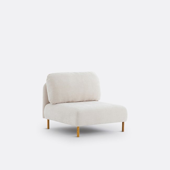 Sofá sem apoio de braços modulável, texturizado, Agatha - LA REDOUTE INTERIEURS