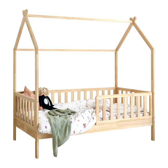 Lit cabane REVE Couleur naturel <span itemprop=
