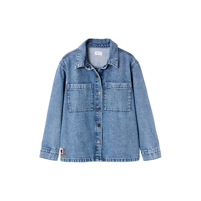 Chemise denim stone <span itemprop=