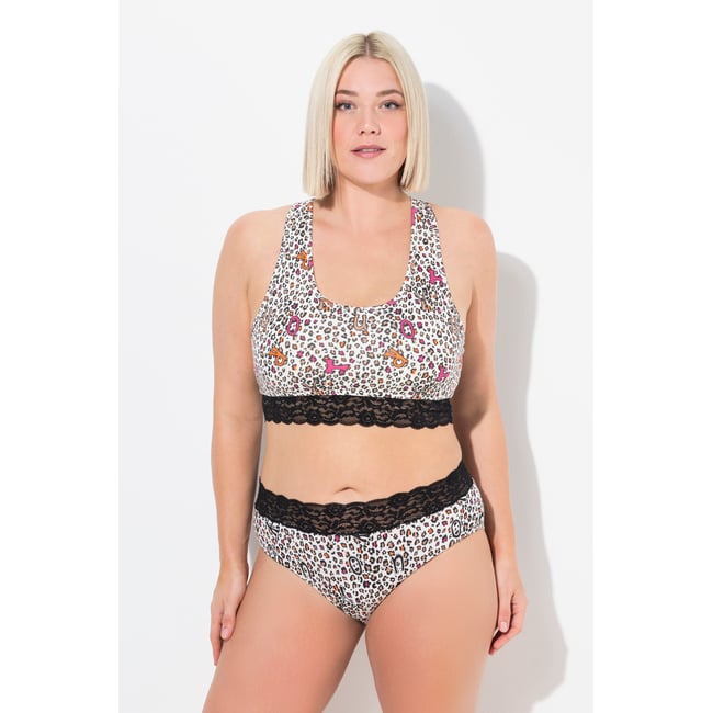 TRUYOU Brassière, Dos Nageur, Motif Léopard noir <span itemprop=