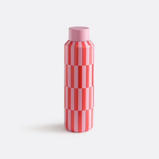 Borraccia termica da 50 cl in acciaio metallico, Tabaka rosa/rosso LA REDOUTE INTERIEURS