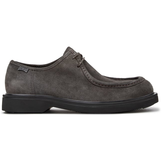 Derbies Norman Suede Leather gris fonc05 <span itemprop=