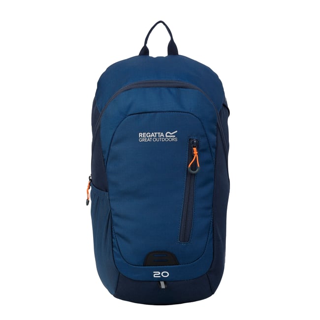 Sac à dos 20 litres HIGHTON noir / bleu marine <span itemprop=