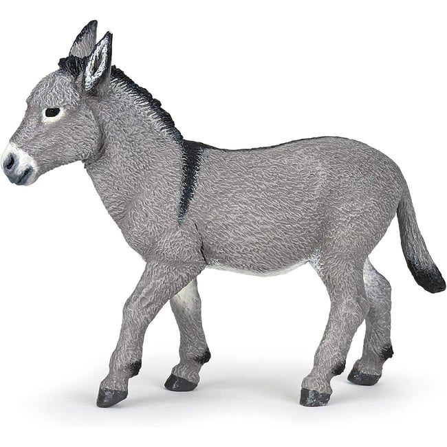 Figurine Ane de Provence gris <span itemprop=