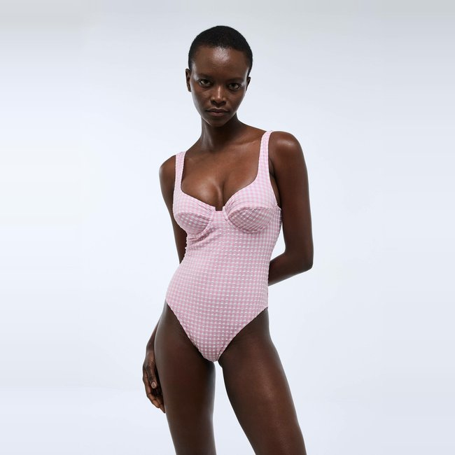Maillot de bain 1 pièce KARLA pin up <span itemprop=