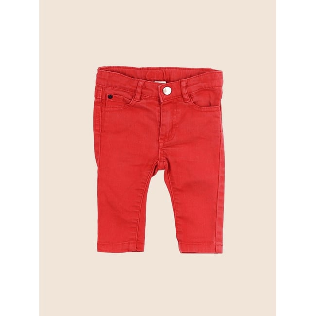 Pantalon - Etat satisfaisant rouge <span itemprop=