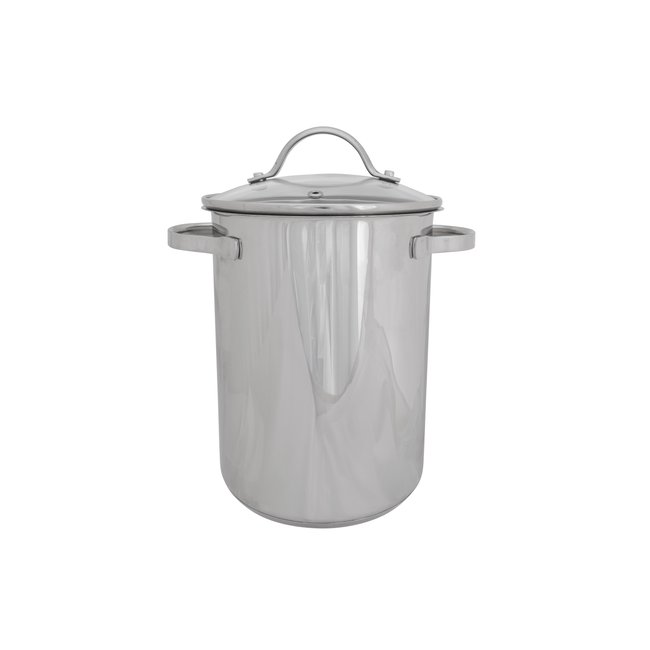 Cocotte à Asperges en acier inoxydale, DAILY argent <span itemprop=