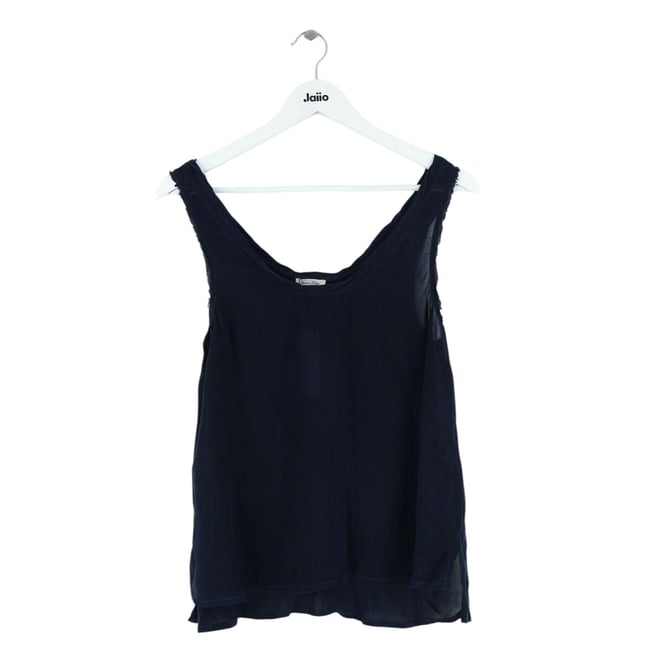 Top sans manche - Très Bon État marine <span itemprop=