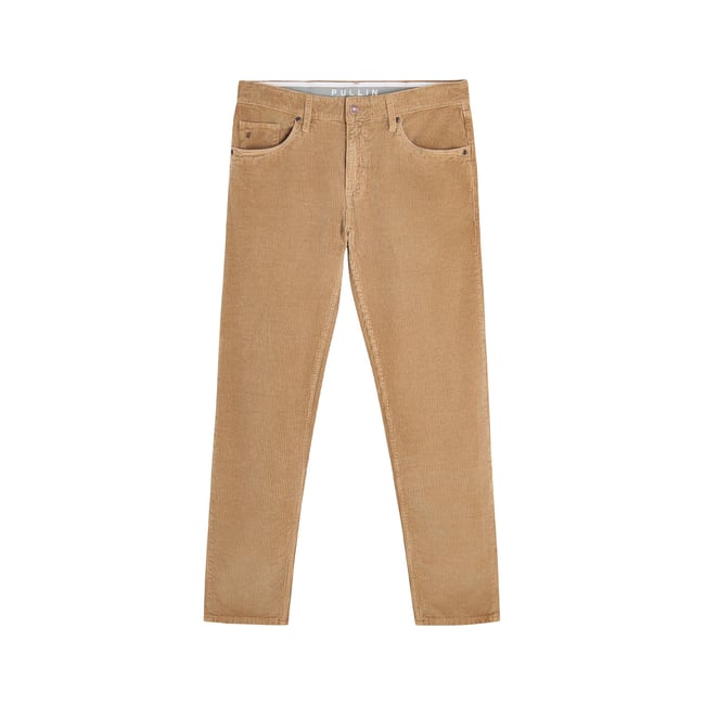 PANTALON REGULAR VELOURS BEIGE beige <span itemprop=