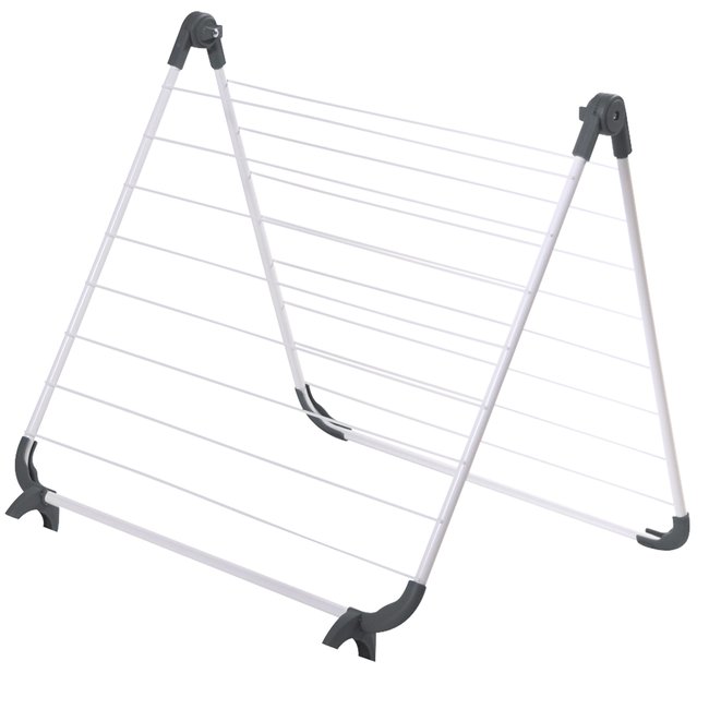 Étendoir à linge pour baignoire 66x65cm Couleur blanc <span itemprop=