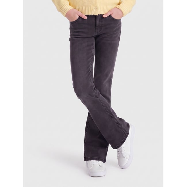Jean Flared washed black <span itemprop=