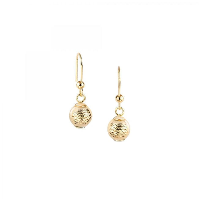 Boucles D'oreilles En Or Jaune 750 or jaune <span itemprop=