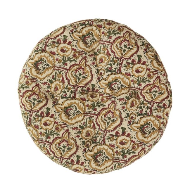 Coussin de chaise coton multicolore <span itemprop=