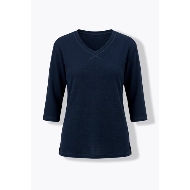 Sweat-shirt en piqué de coton bio - ULLA POPKEN