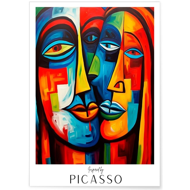 Affiche Picasso n°3 Couleur blanc <span itemprop=