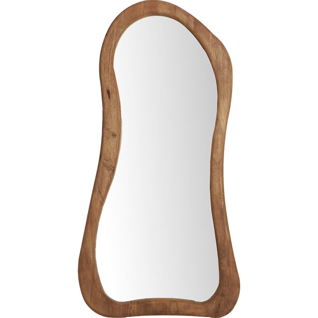 Miroir bois de manguier collection VACIO Couleur marron <span itemprop=