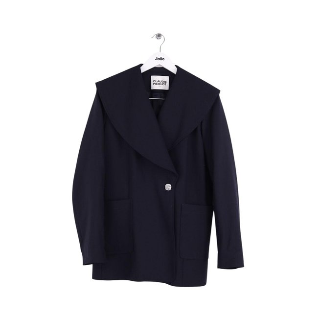 Manteau - Très Bon État marine <span itemprop=